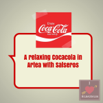A relaxing Cocacola in Artea with Salseros – Finally it's Friday. !To dance!